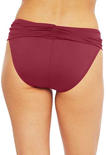 Image of La Blanca Women's Island Goddess Shirred Band Hipster Bikini Bottom
