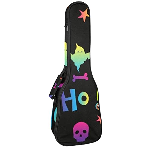 Housse ukulélé ténor motif Halloween cadeau idéal pour musicien