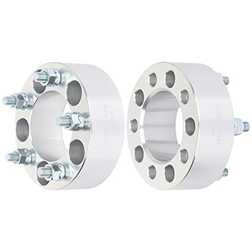 ECCPP 2X 5 Lug 2" Wheel Spacers 5x4.5 to 5x4.5 12x1.25 82.5mm Compatible with 1996-2004 for Dakota
