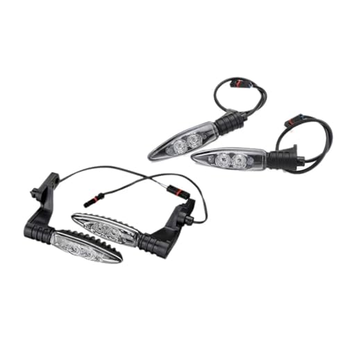 Luminosità: queste luci indicatori di direzione per motociclette sono dotate di lampadine ad alta luminosità, che garantiscono la massima visibilità sulla strada.