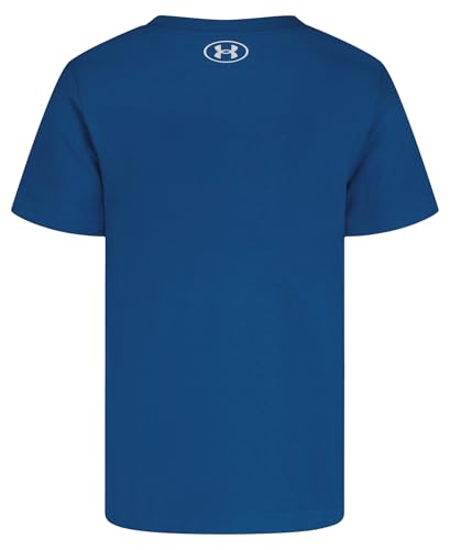 Image of Under Armour Boys Short Sleeve Core Graphic T-Shirt, Lightweight & Breathable, Relaxed Fit