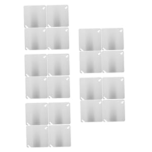 Angoily 3134 Abdeckplatte Edelstahl 4 Stück