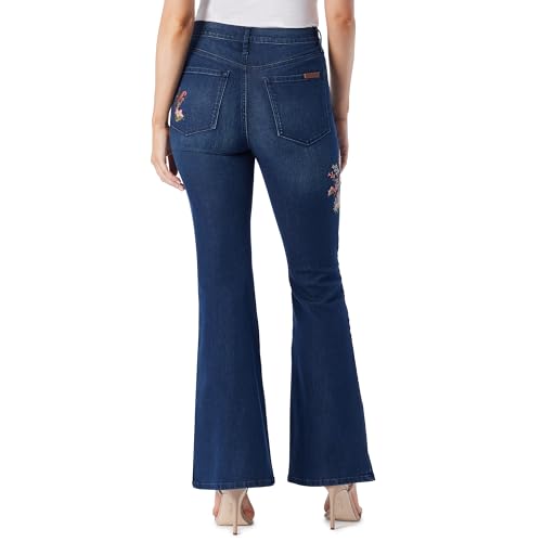 Jessica Simpson Women's Charmed High Rise Fitted Flare Jean Standard3