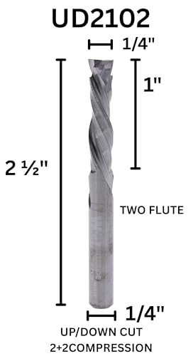 Whiteside Router Bits UD2102 Cnc Router Bit