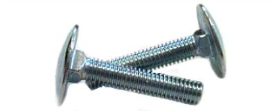 3/8-16 x 1" Step Bolts/Steel/Zinc / 200 Pc. Carton