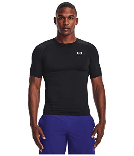 Men's Heatgear Compression Shirt Black/White 4XL 4XL