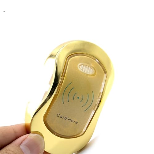 Serrure de porte électronique pour casier avec clé principale dorée - 5