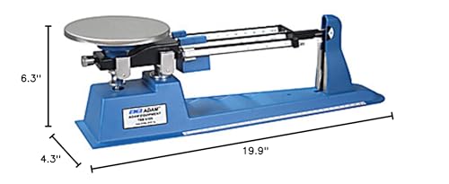 Adam Equipment TBB 610S Triple Beam Mechanical Balance, 610g Capacity, 0.1g Readability