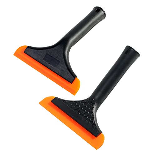 Silicone Squeegee Window Shower Squeegee,Super Flexible Silicone Squeegee, Shower Glass Squeegee, Window Tint Squeegee, Auto Water Blade For Car Windshield, Window, Mirror, Glass Door (Black) #TOP6