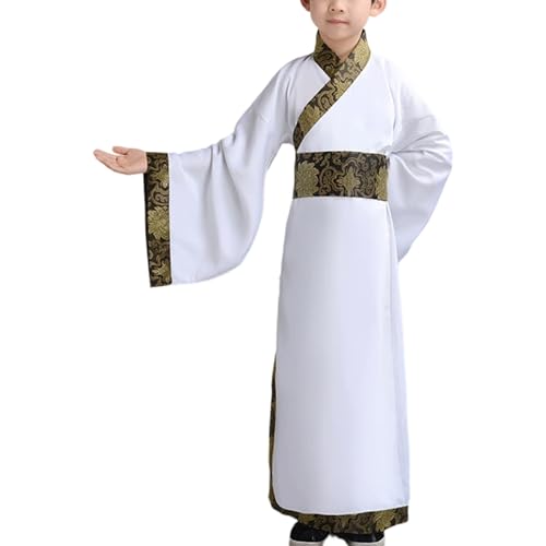Genérico Disfraz Medieval Niño Túnica China Antigua Para Niños Actuación Escénica Disfraz De Cosplay Hanfu Para Niños De 2 A 18 Años