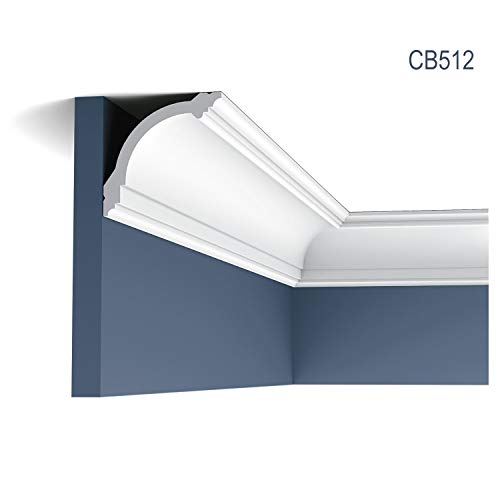Corniches de plafond 10x9.5 cm Orac CB512N moulure polystyrène pour rénovation maison