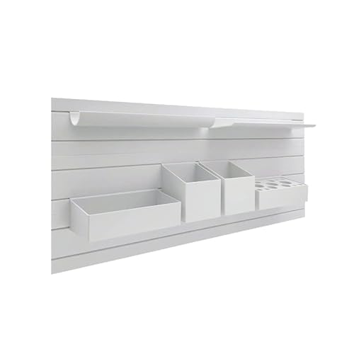 df products FixUp - Sistema de organización para baño (60 cm, 600 mm), color blanco Cover