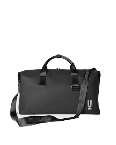 Sac de voyage grand sac polyvalent noir Eco-Tech PU 32 litres bandoulière amovible
