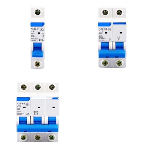 Disjoncteur NXB-63 4P 4A AC 230V 400V pour tableau électrique