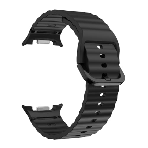 [XGYOMVB] �V���R���o���h Galaxy Watch 8 �N���V�b�N 46 �~�����[�g�� 40/44 �~�����[�g���A�N�Z�T���[�X�g���b�v(Black,Galaxy Watch 8 44mm)