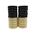 30 Pieces Backgammon Checkers Replacement Set Checker Board Games Playing Game Chips with 2 Dice (Black&Ivory 1.25 inch)
