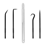 Moody Tools 58-0223 5-Piece Interchangeable Pick Set | Incldued Tips: Hook, Straight, 90 Degree, Offset