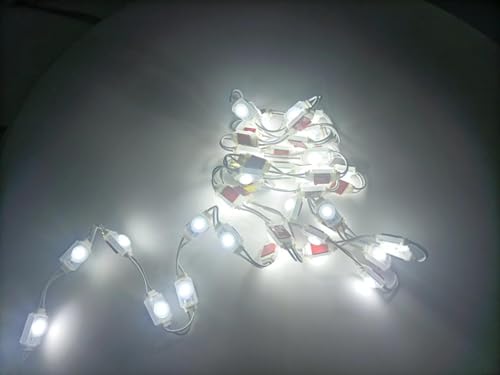 Image of Mini LED Module DC12V 0.36W 6500K White for Lightbox Letter Advertising Signs with Tape Adhesive Backside (200pcs Pack)