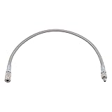 TUXING Pcp Paintball Airsoft Fill Whip Schlauchverlängerung 4500 Psi PCP - 24 Zoll Edelstahl Ladesystem mit Quick Disconnect