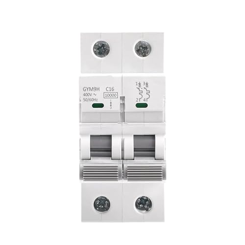 Disjoncteur mcb 2p 50a courbe c 220v pour tableau electrique