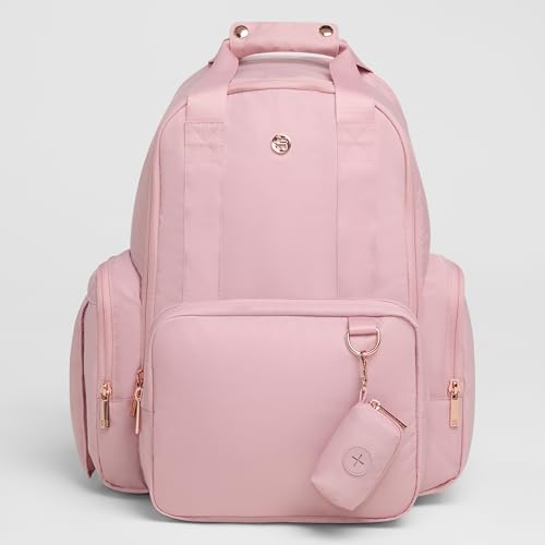 Image of HUGGIES Unisex-adult Signature Hug Pack Diaper Backpack, Bridal Rose, One Size