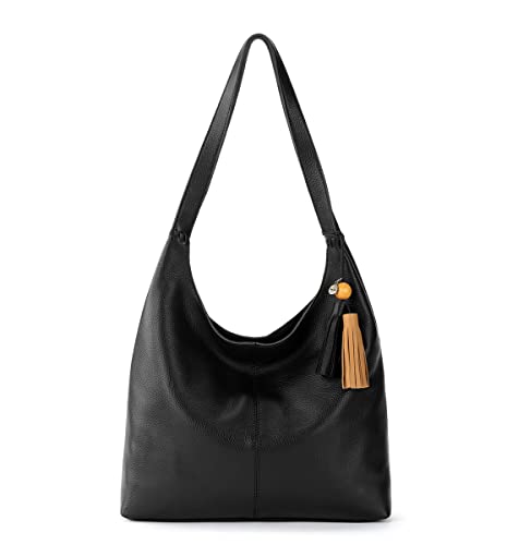 Image of The Sak Huntley Hobo Bag - Premium Leather Women's Purse for Everyday & Travel - Handbag with Shoulder Bag Straps