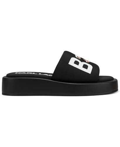 Image of KARL LAGERFELD womens Opal Bonjour Platform Sandal