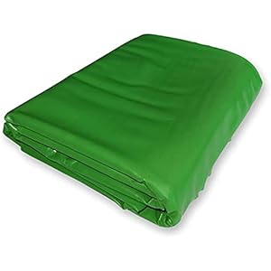 PLMOKN Voorgevormde vijvervoeringen Heavy Duty Plastic Tarpaulin Cover Sheet Tuin Zwembad Membraan Waterdicht -UV voor Koi Ponds, Watertuinen, Fonteinen (Kleur: Groen, Grootte: 4x5m)