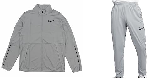 NIKE ナイキ DRI-FIT 軽量エピックニット ジャケット×ロングパンツ 上下セットジャージ メンズ2XL(176-185cm) 国内正規品 DM6594×6598 パーティクルグレー