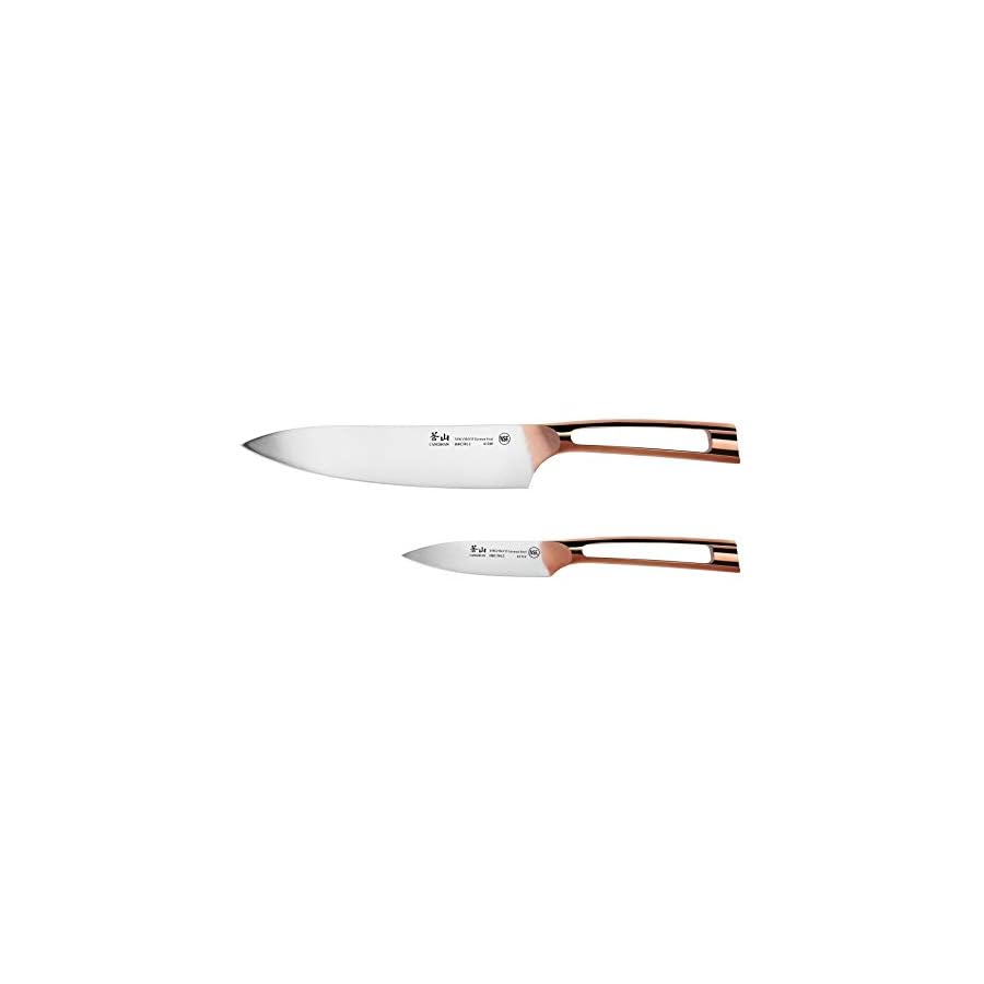 Cangshan N1 Series 61871 German Steel Forged 2-Piece Starter Knife Set, Copper Plated Handle