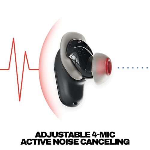 Image of Skullcandy Method 540 ANC Wireless Earbuds, Sound by Bose, Bluetooth Headphones, Premium Noise Cancelling, Up to 40 Hours Battery, Skull AI Compatible, Microphone for iPhone Android - True Black