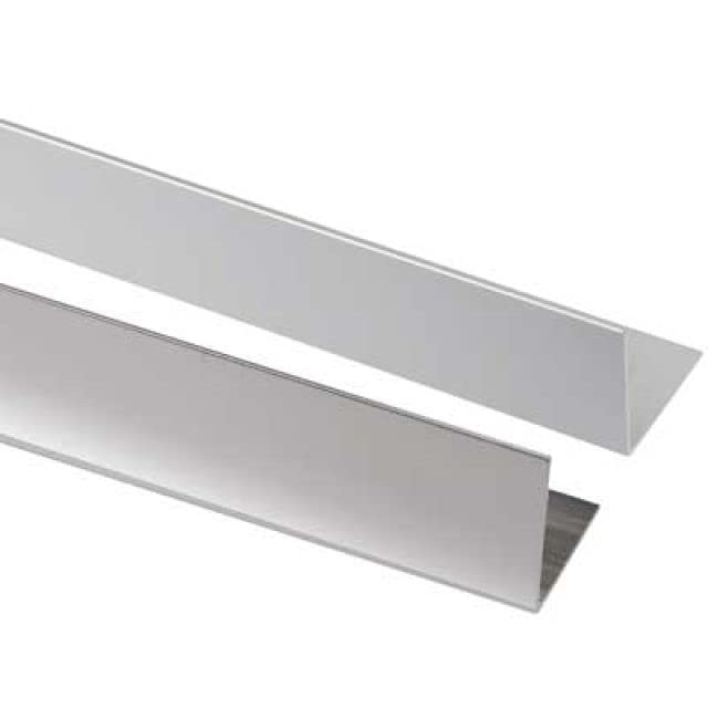 Profilé d'angle pour masquer les défauts de coupe du carrelage mural 15x15mm