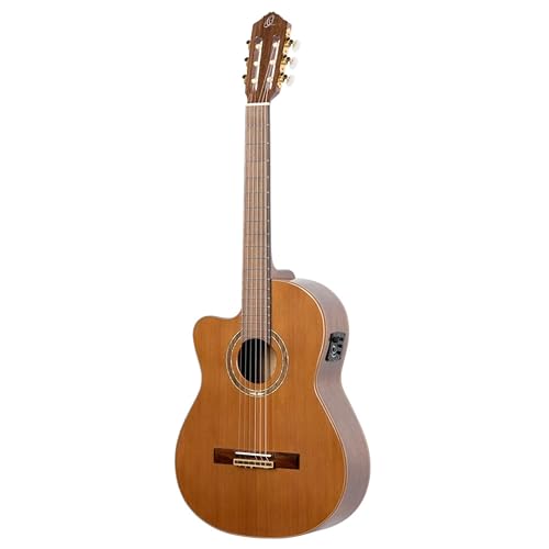 Performer Series Left-Handed Solid Top Medium Neck Acoustic-Electric Nylon Classical Guitar w/Bag