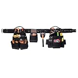 Ceinture ergonomique et confortable : Notre large ceinture porte-outils rembourrée répartit uniformément le poids et réduit les tensions. Elle reste bien en place et confortable même lors de travaux longs et intensifs, évitant les compressions et la fatigue, ce qui favorise la concentration et améliore la productivité