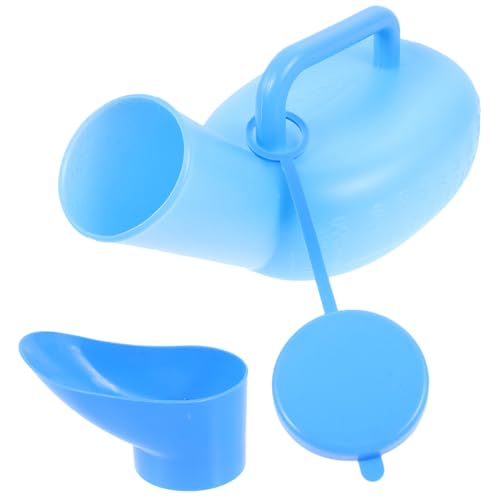 NULYLU Convenient Urine Container 900ml Male Portable Urinal Reusable Plastic Adult Urinal for Travel Camping