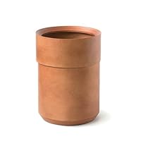 Amazon.co.jp: BUNACO IB-DF417 (Caramel Brown) Trash Can, Made in