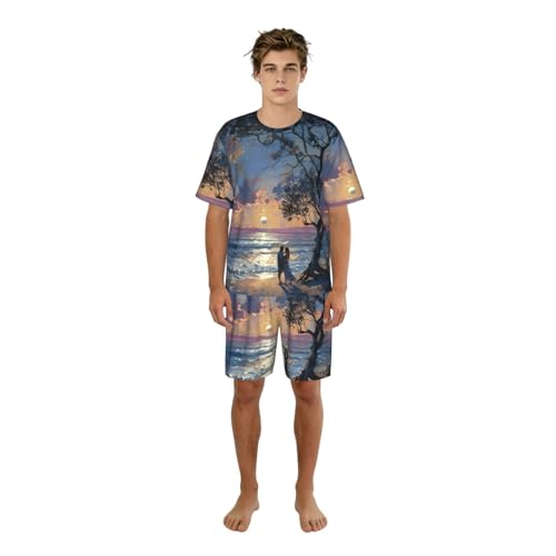 Pyjama plage romantique homme chic pour week-ends de détente