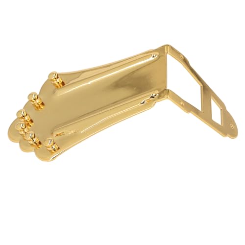 Guitar Tailpiece, Trapezoidal Shape Polished String Replacement Bridge Tailpiece for Home