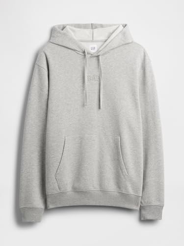 Image of Gap Men Printed Cotton Blend Relaxed Fit Full Sleeve Hoodie