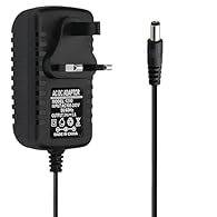 【UK Plug & Universal Voltage】24V Power Supply Adapter with British plug, compatible with AC 100-240V 50/60Hz. Perfect as a CCTV power supply or LED strip power adapter. 【Precision 5.5x2.1mm Connector】Features industry-standard 5.5x2.1mm adapter tip f...