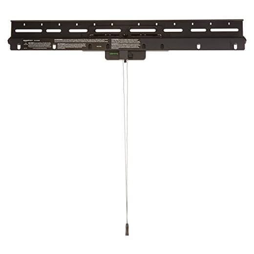 AmazonBasics No-Stud lutande TV väggmonterad konsol för 32 tum till 80 tum tv-apparater
