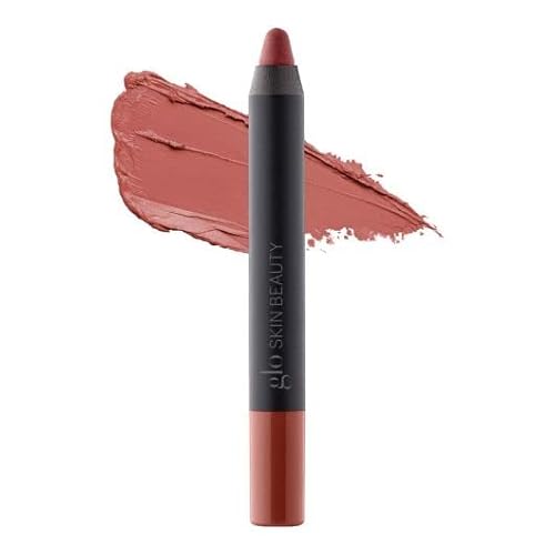 Glo Skin Beauty Suede Mattte Lip Crayon | Longwear, Matte Lip Color With A Velvety-Smooth Finish, (Trademark) #TOP9