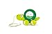 Hape Tartaruga da Tirare, Giocattolo Trainabile in Legno per Bambini Piccoli, Tartaruga con Guscio Pieno d’Acqua, Verde
