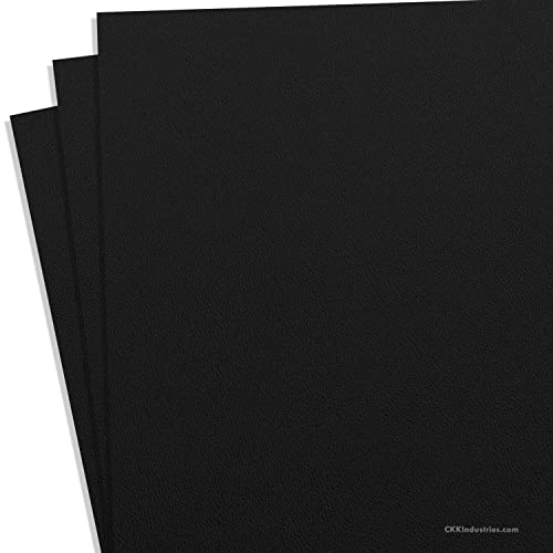 Image of BOLTARON Thermoform Sheet - (Haircell /Smooth) - (.093 Thickness) - (12in x 12in) - (Black) - (3 Sheets)