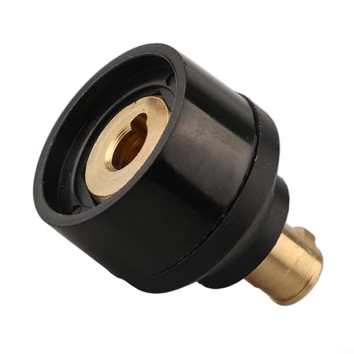 Adaptador de antorcha TIG convertidor 10-25 (9 mm) a 35-50 (13 mm) conector de cable de soldadura compatible con WP-17V y WP-26V para antorchas de soldadura TIG, para ABS y metal