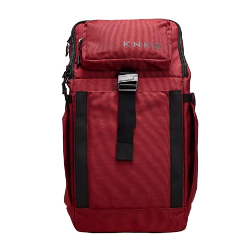 KNKG PLUS Backpack 26L – Redwood, Durable Gym & Travel Backpack with External Shoe Storage, 16” Laptop Sleeve, Dual Bottle Pockets – Heavy-Duty 1000D Nylon