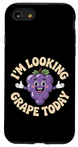 I'm Looking Grape Today �t���[�c�_�W�����|�W�e�B�u - �X�}�z�P�[�X iPhone SE (2020) / 7 / 8 �p