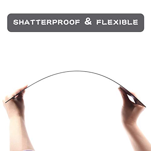 Zuvas Black ABS Plastic Sheet 12" x 16" x 0.06" 6 Pack, Flexible Than Plexiglass Sheet, Moldable Than Acrylic Sheet, DIY Materials for Home Decor, Handcrafts (Matte & Textured Finish) - Image 6