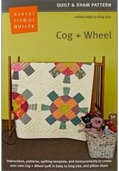 Denyse Schmidt Patterns-Cog And Wheel Quilt & Sham