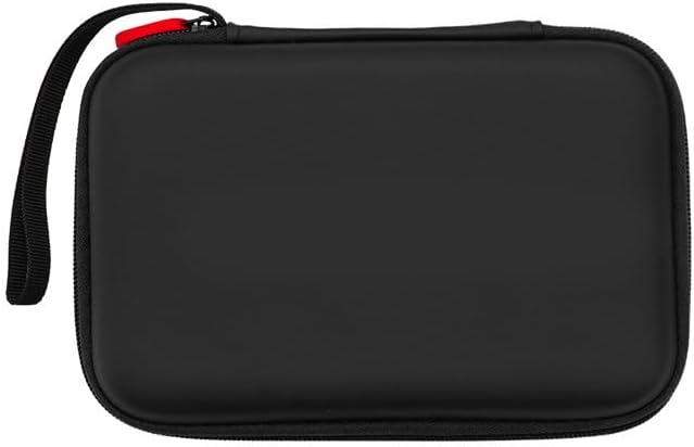 Shockproof Handheld Game Console Case Carry Bag for Anbernic RG DS Game Console Black EVA Travel-Friendly Design Portable Organizer Bag Hard Carrying Case